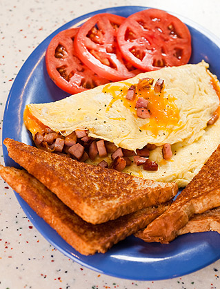 Ham & Cheese Omelette w/ 2 sides